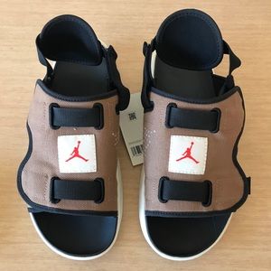 Nike Air Jordan LS CZ0791-201 Brown Orange Black Sandal Slide Men's Sizes New